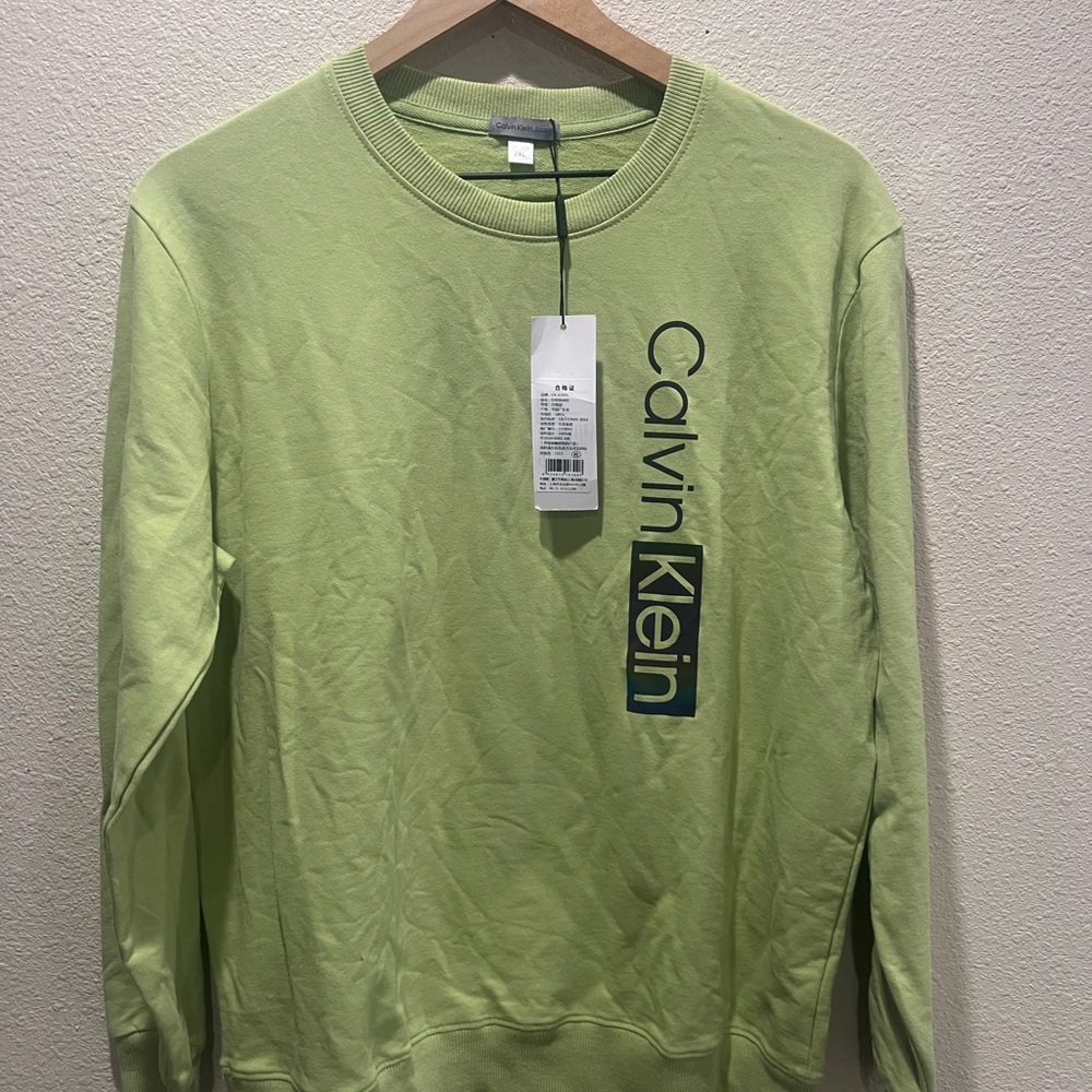 Calvin Klein Jeans Light Green Pullover